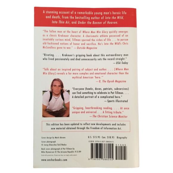 Where Men Win Glory: The Odyssey of Pat -by Krakauer Jon paperback 9780307386045 - Picture 7 of 7